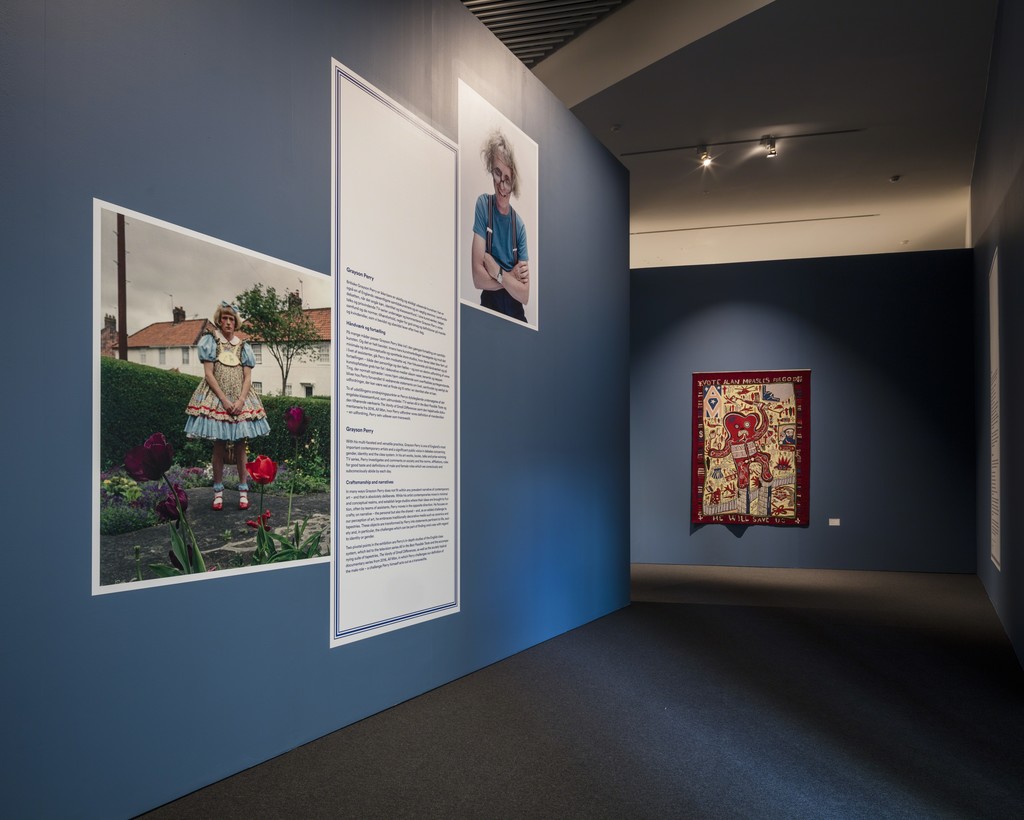 Grayson Perry, Hold Your Beliefs Lightly, installation view ARoS 2016, photo Anders Sune Berg Grayson Perry, Hold Your Beliefs Lightly, installation view ARoS 2016, photo Anders Sune Berg