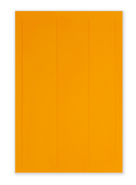 Jeff Kellar, ‘Lined Space Orange 3’, 2019, Richard Levy Gallery