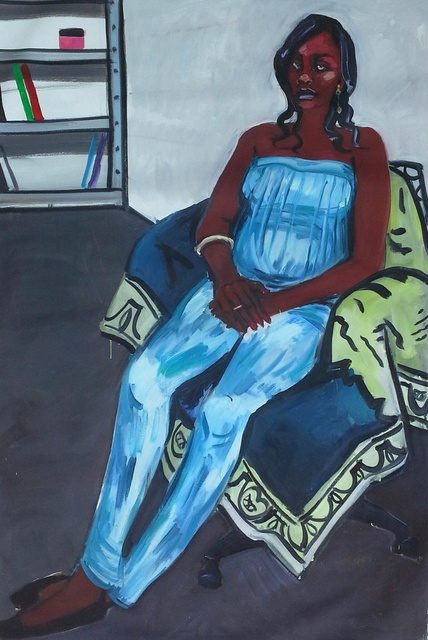 Olga Kundina, ‘Suzan’, 2013, Painting, Oil on canvas, Rosenfeld Gallery