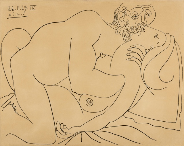 Pablo Picasso, ‘Couple Nu, nos. 26.11.69, nos. IV’, 1972, Forum Auctions