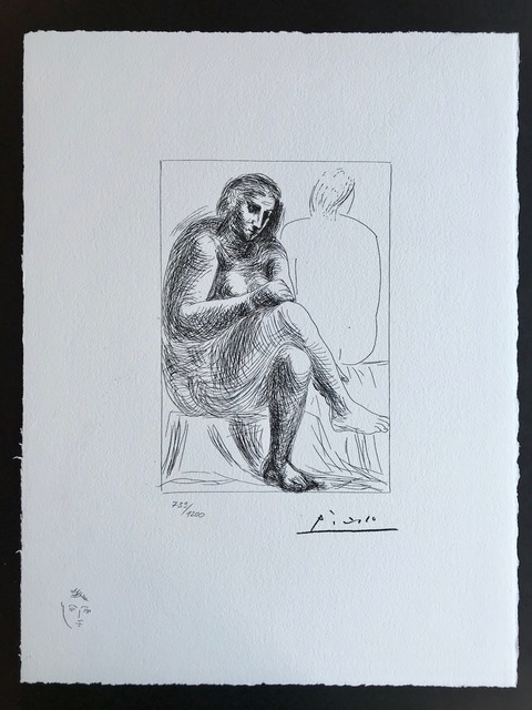 Pablo Picasso, ‘Femme nue pensive (Suite Vollard Planche II)’, 1973, ByNewArt