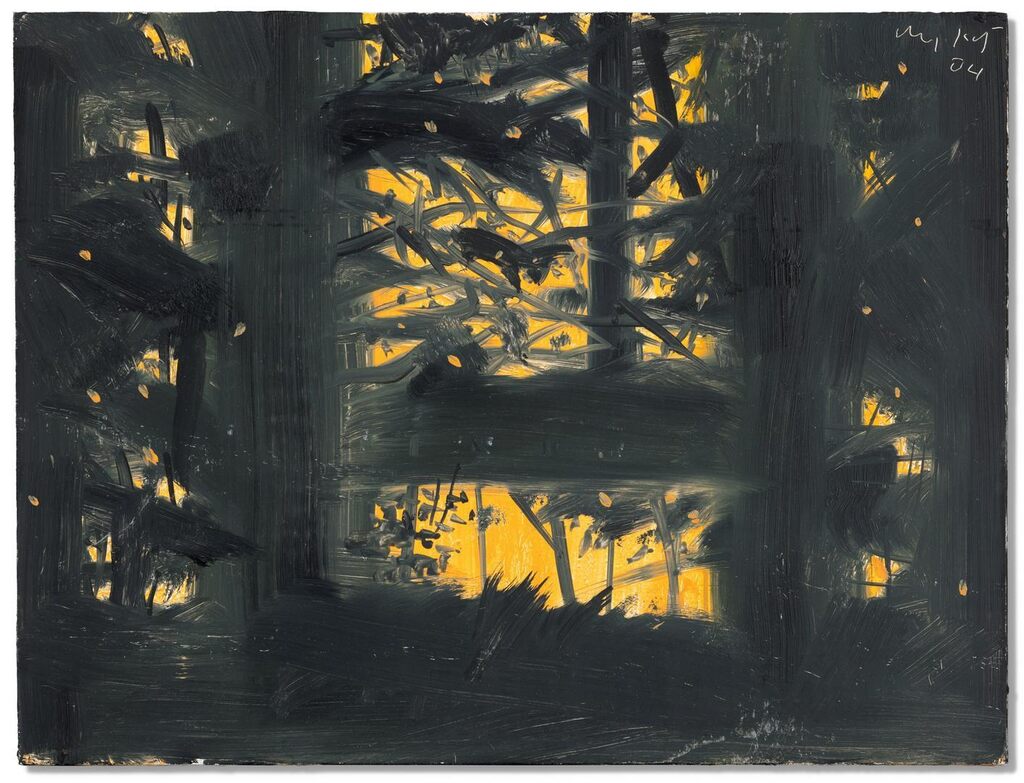Alex Katz - Orange Sunset #3