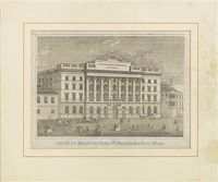 Prospect of the Princely Bambergische Statt Villach; View of the palace of the Nieder-Österreichsichen Mr. Stände