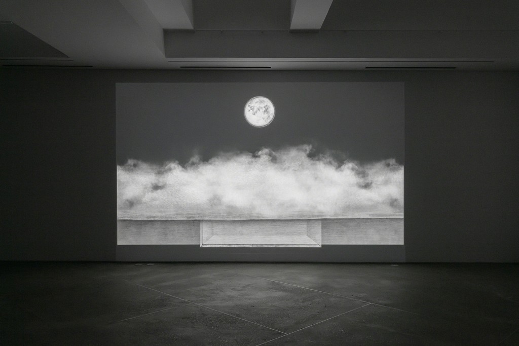 A Cabinet (2017), pencil on paper, animation drawing and installation, 9 mins, installation view A Cabinet (2017), pencil on paper, animation drawing and installation, 9 mins, installation view