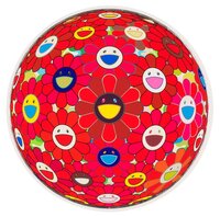 Takashi Murakami - Red Flower Ball (3-D)