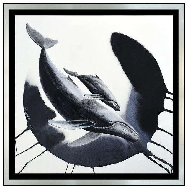 【半額】 Robert ドルフィン イルカ ロバート・ワイランド Wyland 絵画