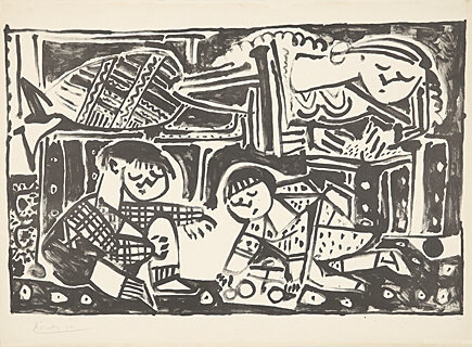 Pablo Picasso, ‘La mère et les enfants (Die Mutter und die Kinder)’, 1953, Galerie Boisseree