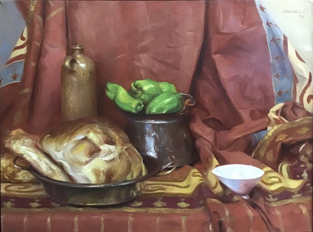 Paul Rahilly, ‘Bread and Peppers’, 2005, Painting, Oil on canvas, Gallery NAGA