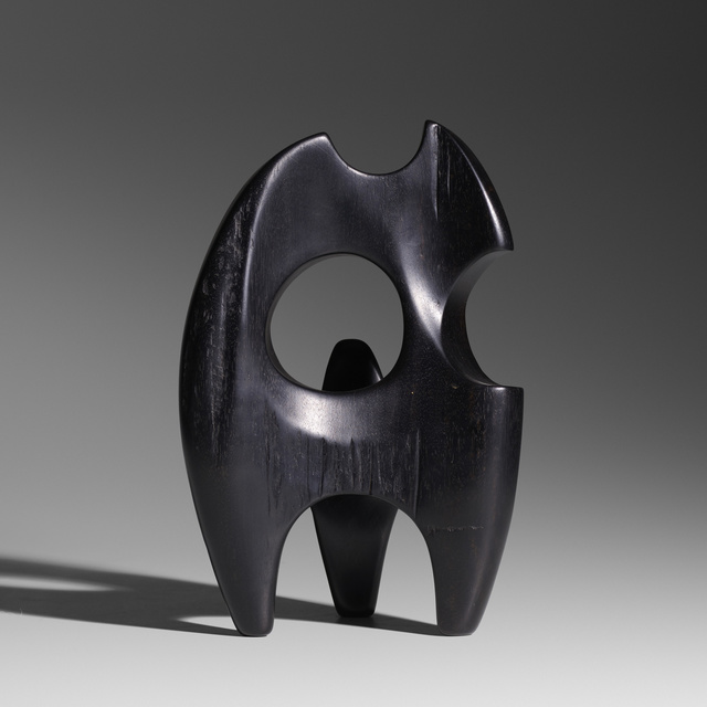 Alexandre Noll, ‘Untitled’, c. 1950, Sculpture, Carved ebony, Rago/Wright