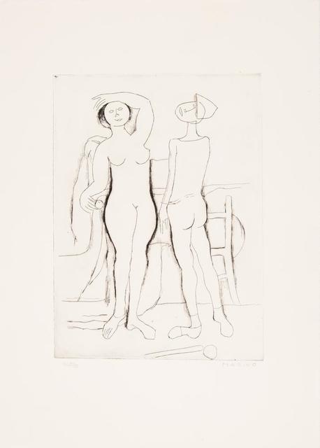Marino Marini, ‘Incontro’, 1961, Print, Etching, Itineris