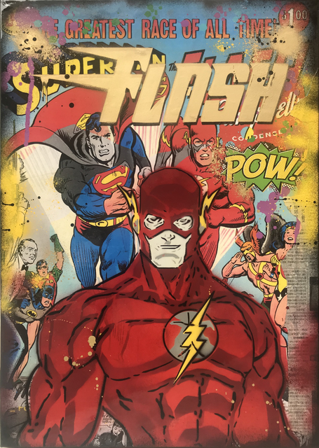 Alessio B, ‘Super Flash’, 2018, Painting, Mixed media on canvas, Bugno Art Gallery