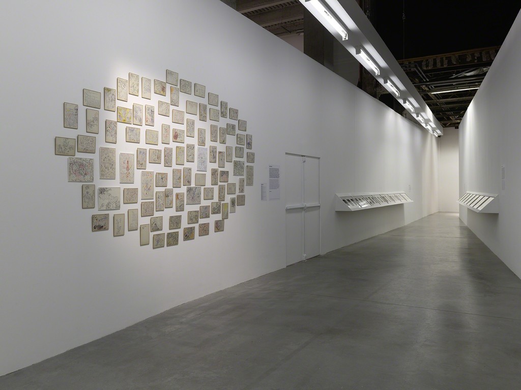 Exhibition view of "Le Bord des Mondes", Palais de Tokyo, 2015. Photo : André Morin. Exhibition view of "Le Bord des Mondes", Palais de Tokyo, 2015. Photo : André Morin.