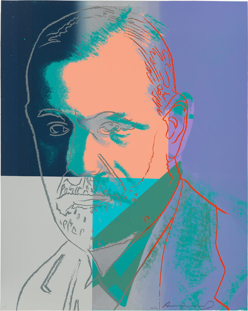 Andy Warhol - Sigmund Freud, from Ten Portraits of Jews of the Twentieth Century (F. & S. 235)