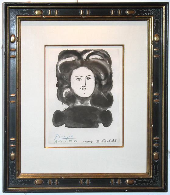 Pablo Picasso, ‘Buste de Femme de Face from Gongora, Vingt Poemes’, 1947, Galerie Maximillian