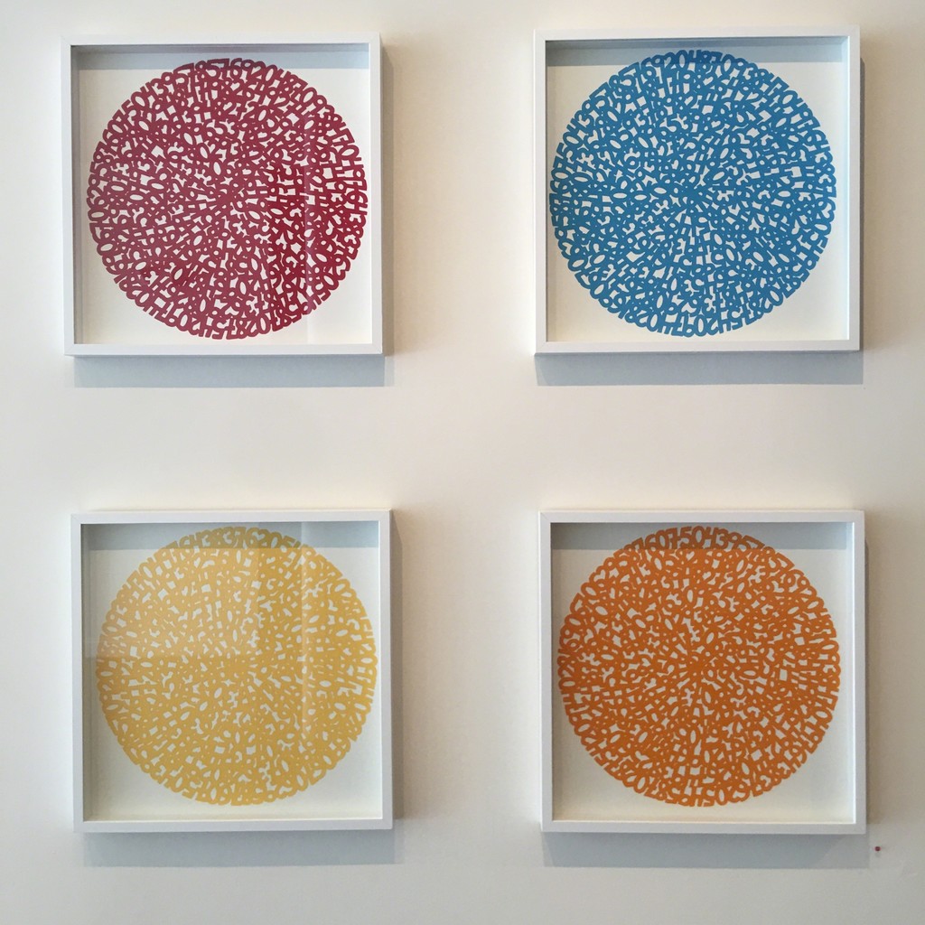 "Concentric Red, Blue, Yellow and Orange" by James Vance "Concentric Red, Blue, Yellow and Orange" by James Vance