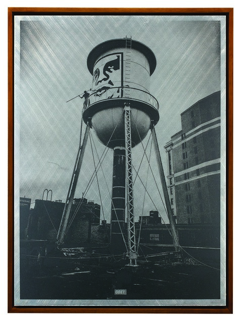 Shepard Fairey (OBEY), ‘Covert to Overt: Icon Water Tower’, 2015, Underdogs Gallery
