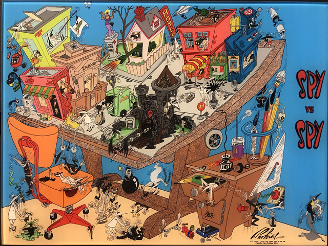 Antonio Prohías, Tony Prohías | Prohías’ Spy vs Spy Desk (1982 with ...