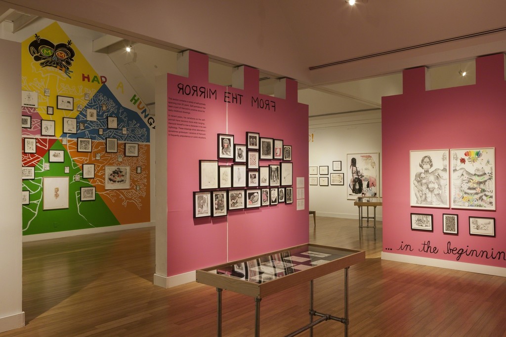 Trenton Doyle Hancock: Skin and Bones, 20 Years of Drawing Installation view at the Virginia Museum of Contemporary Art. Photograph by Glen McClure Trenton Doyle Hancock: Skin and Bones, 20 Years of Drawing Installation view at the Virginia Museum of Contemporary Art. Photograph by Glen McClure