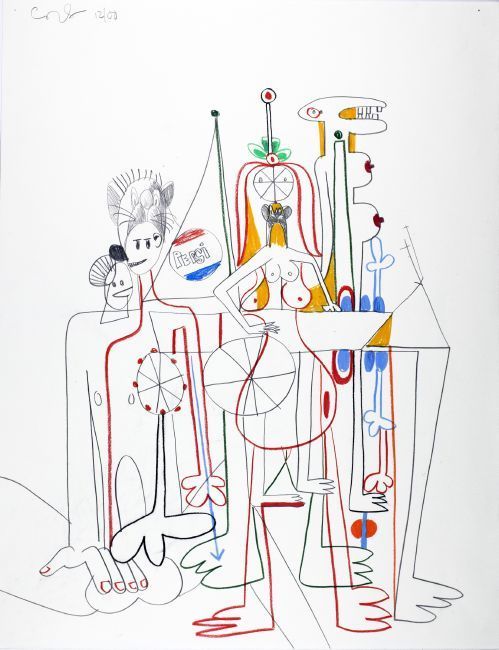 Louisiana on Paper. George Condo: The Way I Think.
Drawings 1974-2015
09.11 2017 - 04.02 2018
George Condo
Mental States 4, 2000
Graphite, charcoal and pastel on paper
59,1 × 45,7 cm
Private Collection, New York
© George Condo
Photo: George Condo Studio
Louisiana on Paper. George Condo: The Way I Think.
Drawings 1974-2015
09.11 2017 - 04.02 2018
George Condo
Mental States 4, 2000
Graphite, charcoal and pastel on paper
59,1 × 45,7 cm
Private Collection, New York
© George Condo
Photo: George Condo Studio