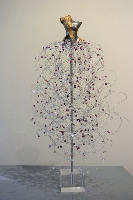 Estella Fransbergen, ‘White and Yellow Gold Torso, Rubies, Swarovski Crystals, Quartz’, 2019, Shain Gallery