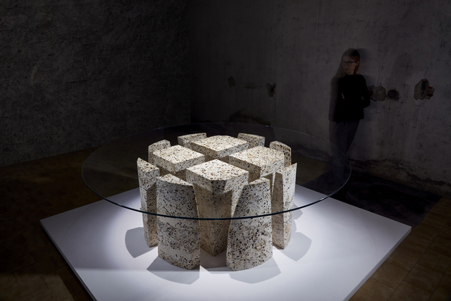 Paul Cocksedge, ‘Exploded Core Table’, 2017, Design/Decorative Art, Concrete and glass, Friedman Benda