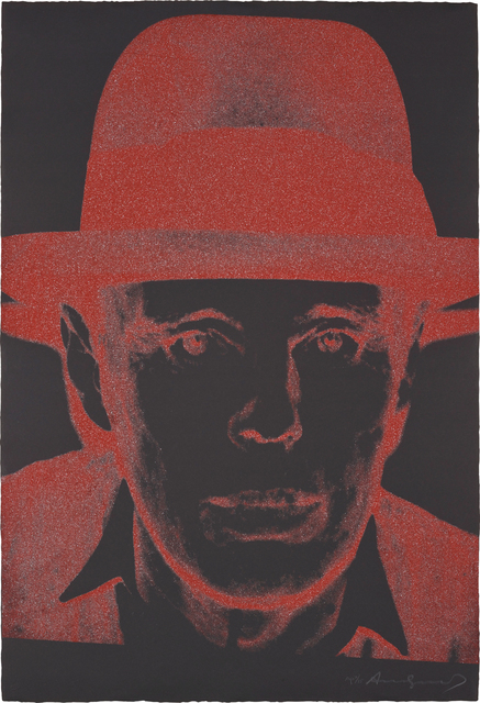 Andy Warhol, ‘Joseph Beuys’, 1980, Print, Screenprint in colours with diamond dust, on Arches Cover Black paper, the full sheet., Phillips