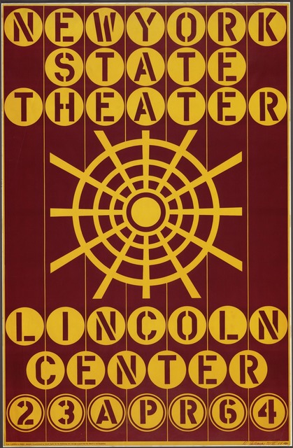 Robert Indiana, ‘New York State Theater, Lincoln Center’, 1964, OSME Fine Art