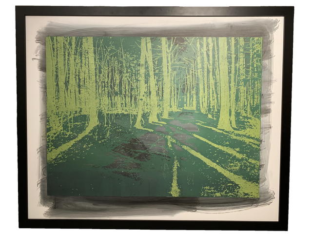 Natanel Gluska, ‘Forest in Green’, 2016, Ronen Art Gallery