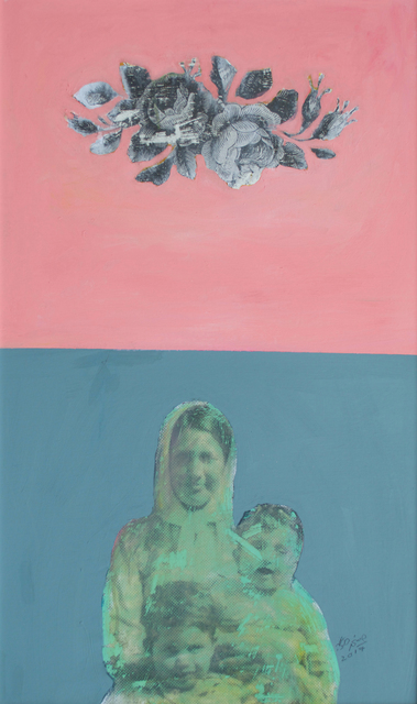 Hosni Radwan, ‘Out of Place #17’, 2017, Painting, Mixed media on canvas, Zawyeh Gallery