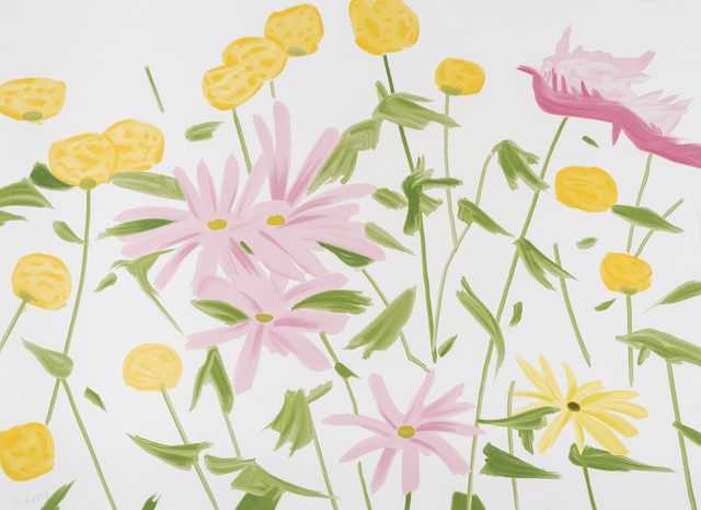 Alex Katz, ‘Spring Flowers’, 2017, Jim Kempner Fine Art