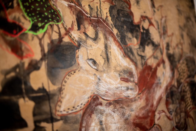 ALIOU DIACK, ‘Sans titre’, 2014, Painting, Mixed medias on paper on canvas, OH GALLERY