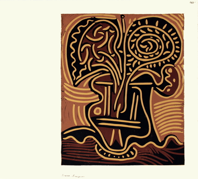 Pablo Picasso, ‘Le Vase de Fleurs’, 1962, Print, Linocut, ArtWise