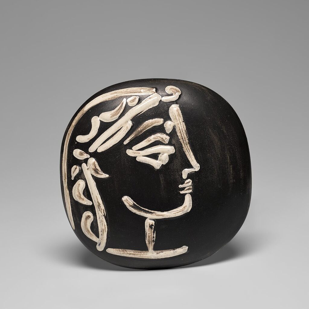 Pablo Picasso - Profil de Jacqueline (Jacqueline's Profile) (A.R. 385)