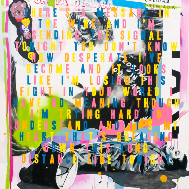 Stuart Semple, ‘MESSAGE IN THE WIRE’, 2015, Fabien Castanier Gallery