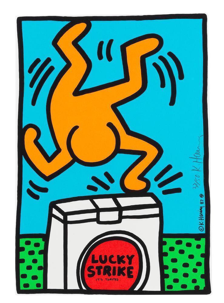 Keith Haring - Lucky Strike (Littmann p.79)
