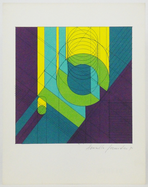 Arnaldo Pomodoro, ‘Untitled’, 1970-1979, Print, Photolithographic (6 offset colors) on paper, La Maison de la Petite Sara