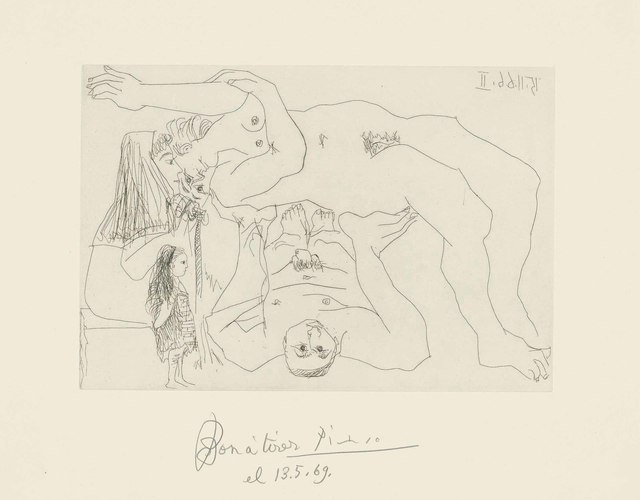 Pablo Picasso, ‘Plate 8, from: El Entierro del Conde de Orgaz’, 1966, Christie's