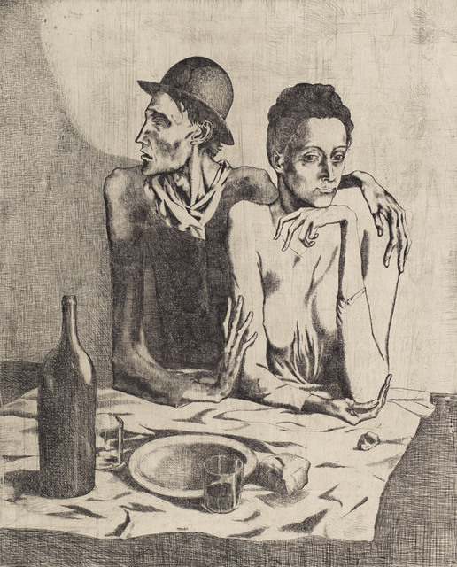 Pablo Picasso, ‘Le Repas Frugal, from La suite des Saltimbanques’, 1904, Christie's