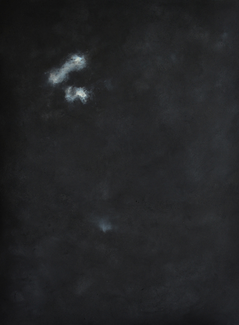 Kerstin Paillard, ‘Moon V’, 2019, Drawing, Collage or other Work on Paper, Pigments on handmade torn deckle edges paper, BBA Gallery