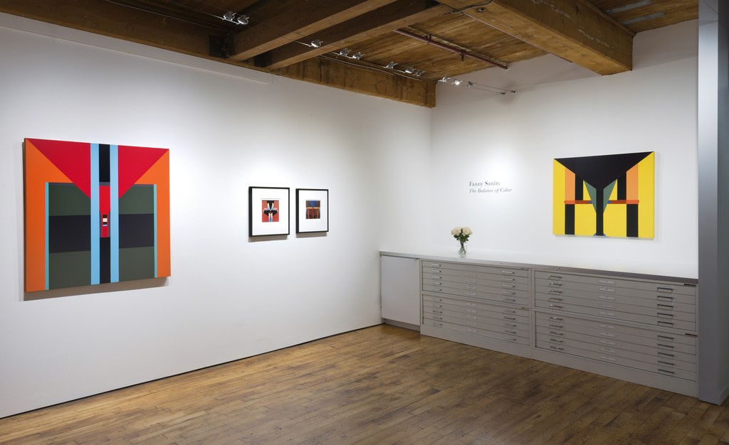 (From left to right) "Acrylic No. 1" 2012, "Study for Painting No. 5(4)" 2009, "Study for Painting No. 2(3)" 2008, "Acrylic No. 2" 2013 (From left to right) "Acrylic No. 1" 2012, "Study for Painting No. 5(4)" 2009, "Study for Painting No. 2(3)" 2008, "Acrylic No. 2" 2013