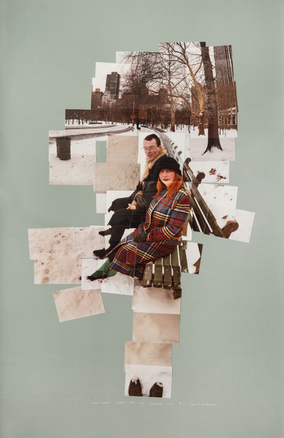 David Hockney, ‘Anne + David, Central Park N. Y. December 1982 # 5’, 1982, Galleria il Ponte