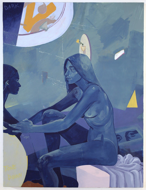 Nadia Waheed, ‘Blue Portrait’, 2018, Beers London