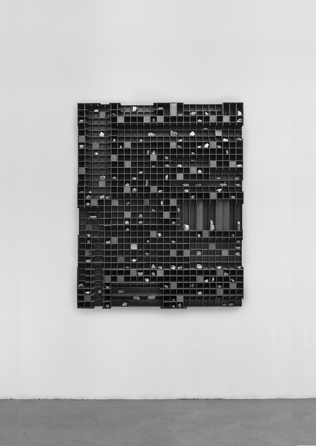 Levi van Veluw, ‘Untitled’, 2017, Sculpture, Wood, black ink and stones, Eduardo Secci Contemporary