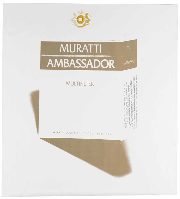 Andy Warhol, ‘Muratti Ambassador Cigarettes’, circa 1984, Christie's
