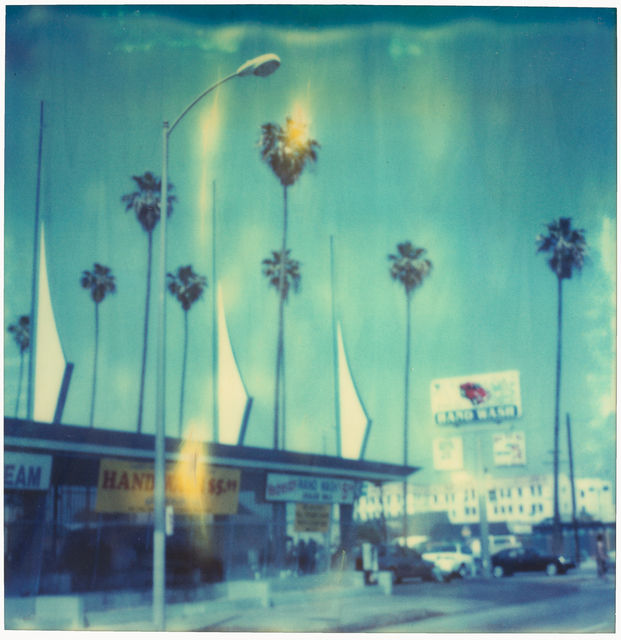 Stefanie Schneider, ‘Car Wash (analog) 58x56cm - Edition 1/10, mounted ’, 1999, Photography, Analog C-Print, hand-printed by the artist on Fuji Crystal Archive Paper, based on a Polaroid, mounted on Aluminum with matte UV-Protection, Instantdreams