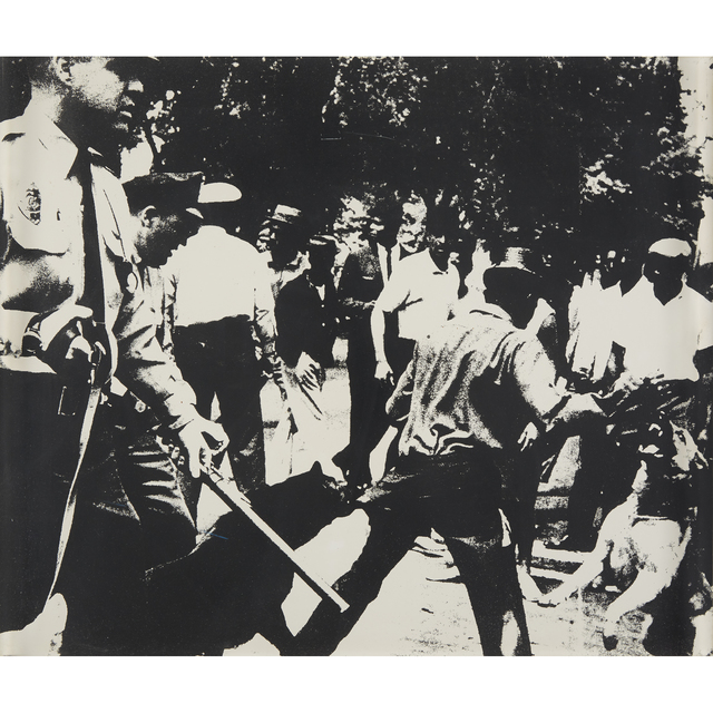 Andy Warhol, ‘Birmingham Race Riot from X + X (Ten Works by Ten Painters)’, 1964, Print, Screenprint on wove paper, Freeman's