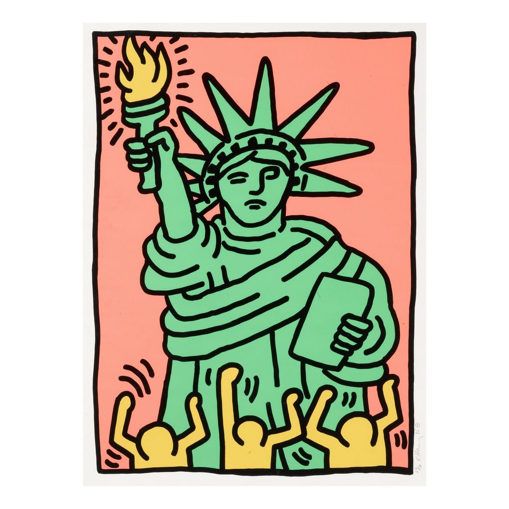 Keith Haring - STATUE OF LIBERTY (LITTMAN P. 63)