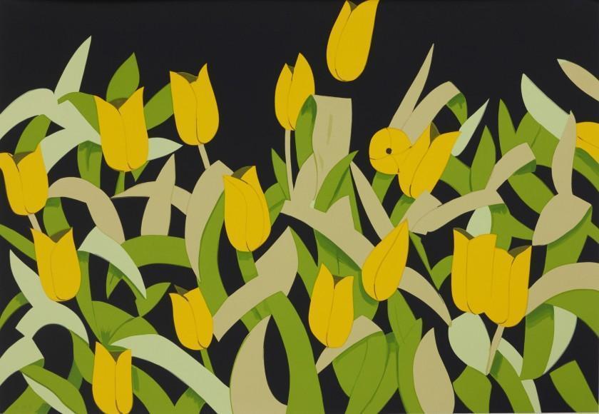 Alex Katz - Yellow Tulips