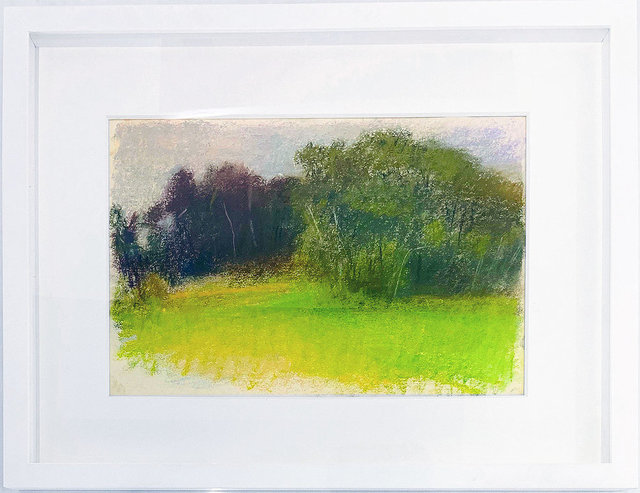 Wolf Kahn, ‘Moody American Landscape’, 1995, Drawing, Collage or other Work on Paper, Pastel on paper, Robert Fontaine Gallery