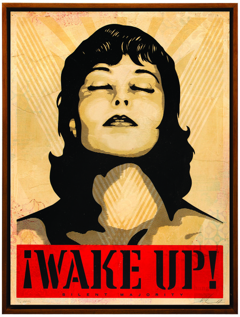 Shepard Fairey (OBEY), ‘Wake Up’, 2017, Underdogs Gallery